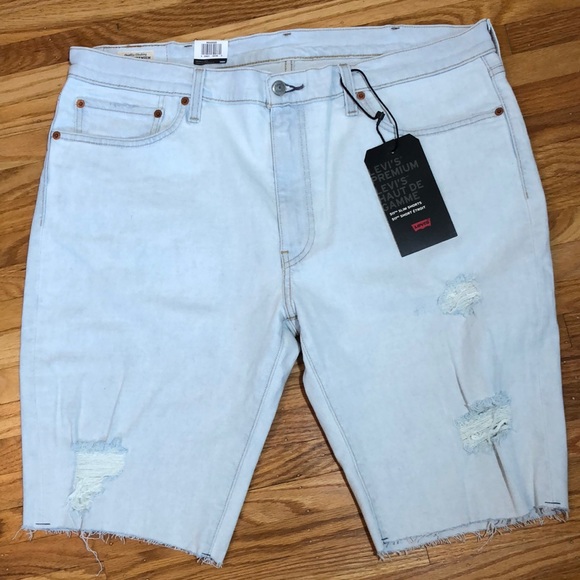 NWT Levi’s 511 Slim Sz 38 Cut-Off Denim Shorts - Picture 14 of 14
